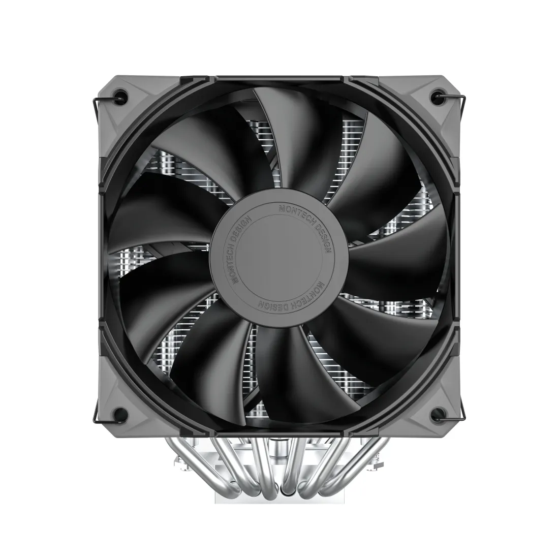 Montech NX600, 2x120 mm CPU Cooler, Black