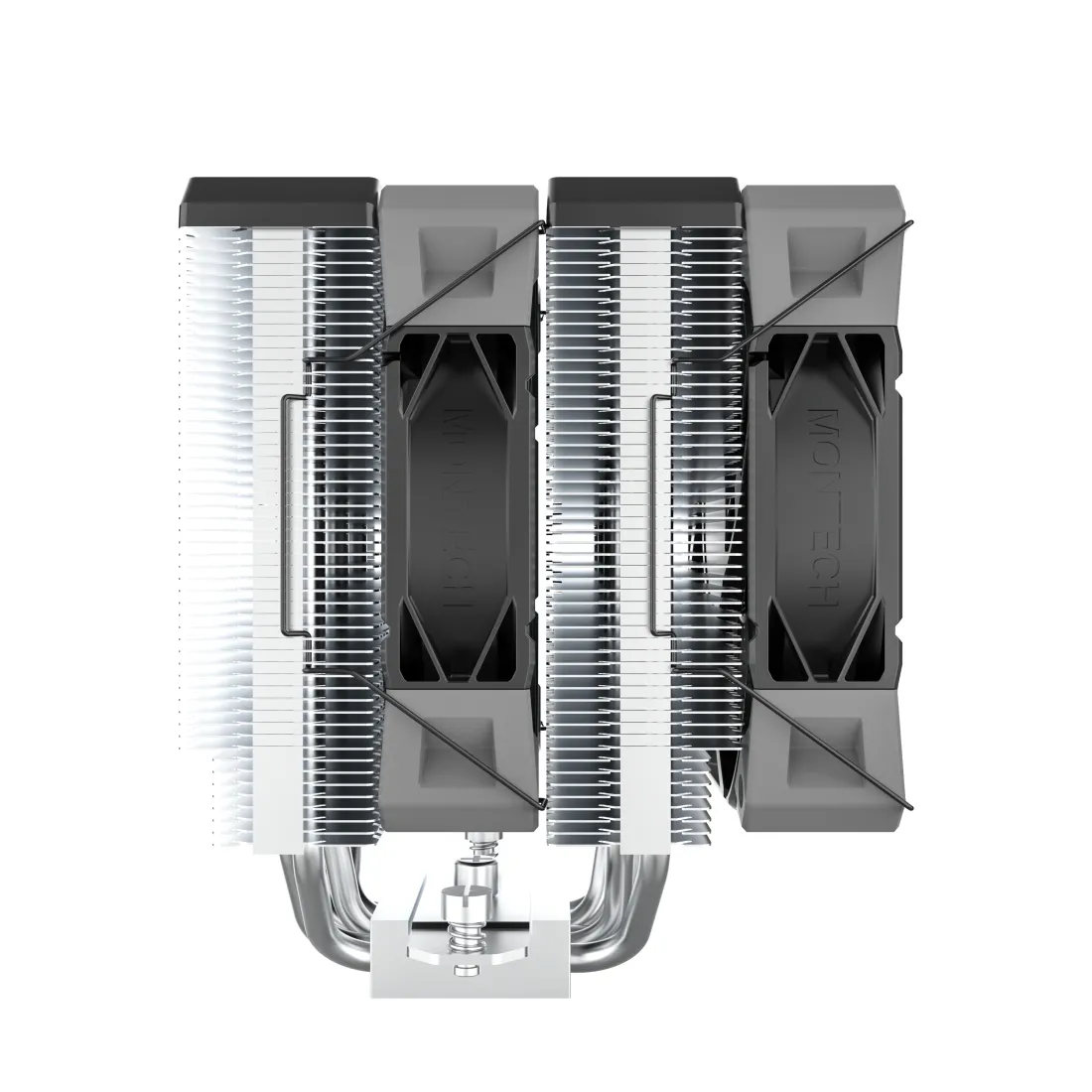 Montech NX600, 2x120 mm CPU Cooler, Black