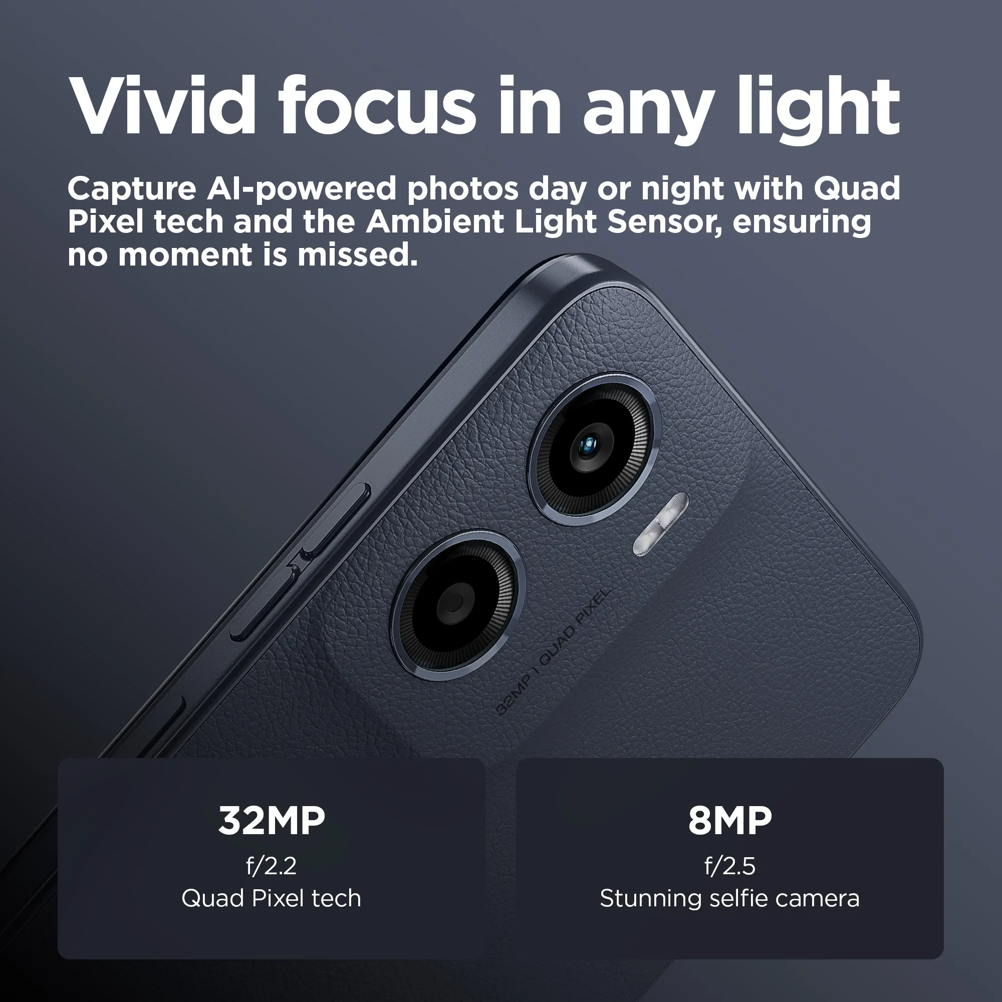 Motorola Moto E15 2/64GB, Blue