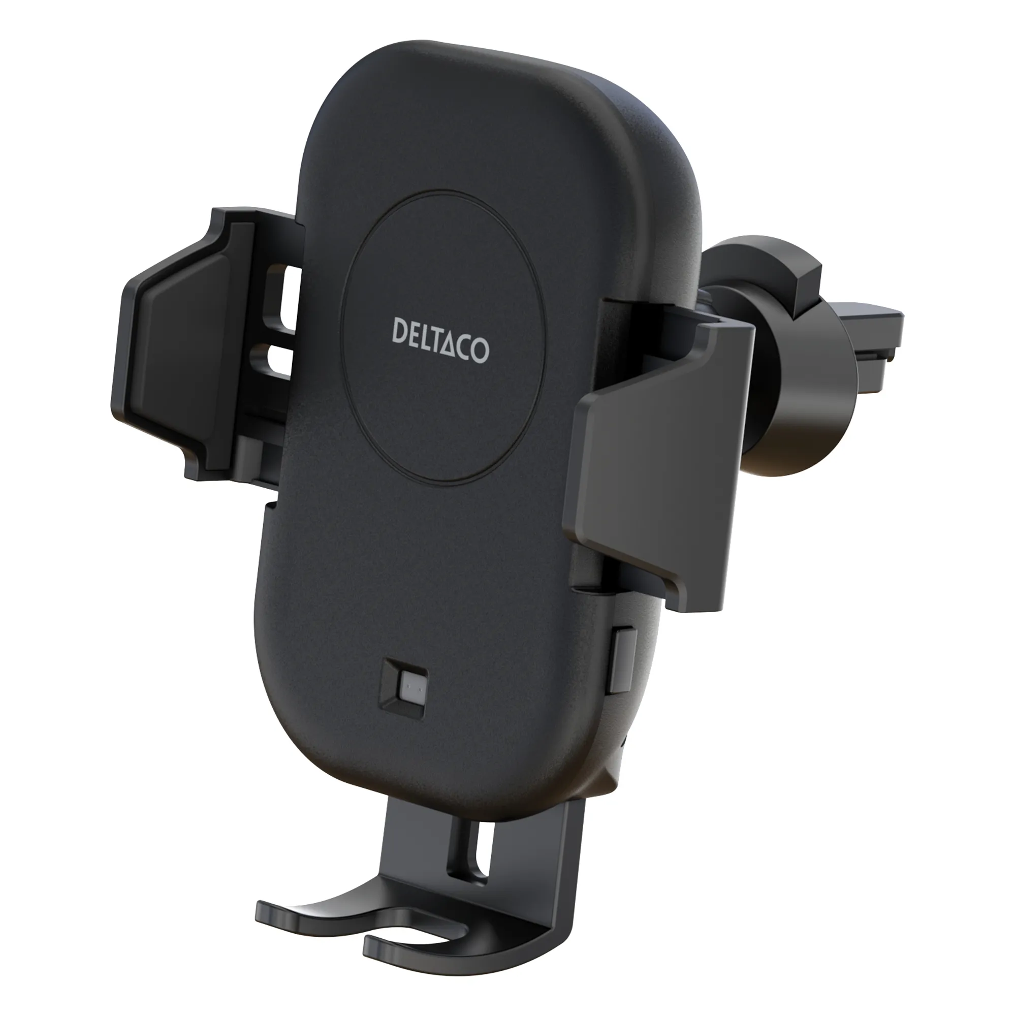 DELTACO QI-C1001, 15 W - tr&aring;dl&ouml;s billaddare, 1 m