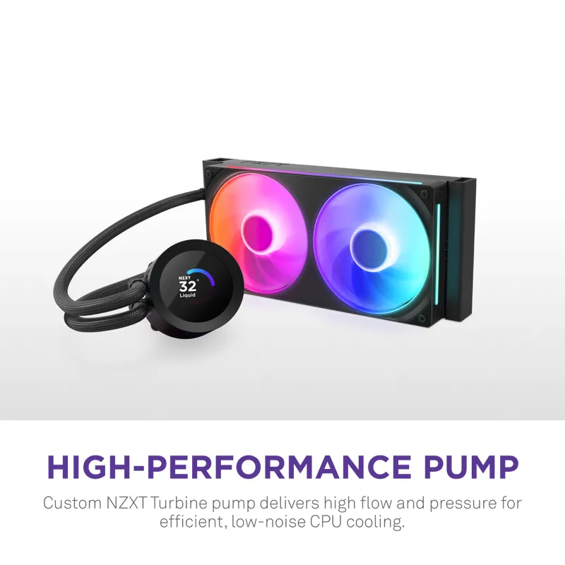 Kraken Plus 240 RGB - liquid cooler, Black