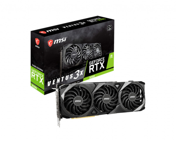 MSI GeForce RTX 3090 VENTUS 3X 24G -n&auml;yt&ouml;nohjain