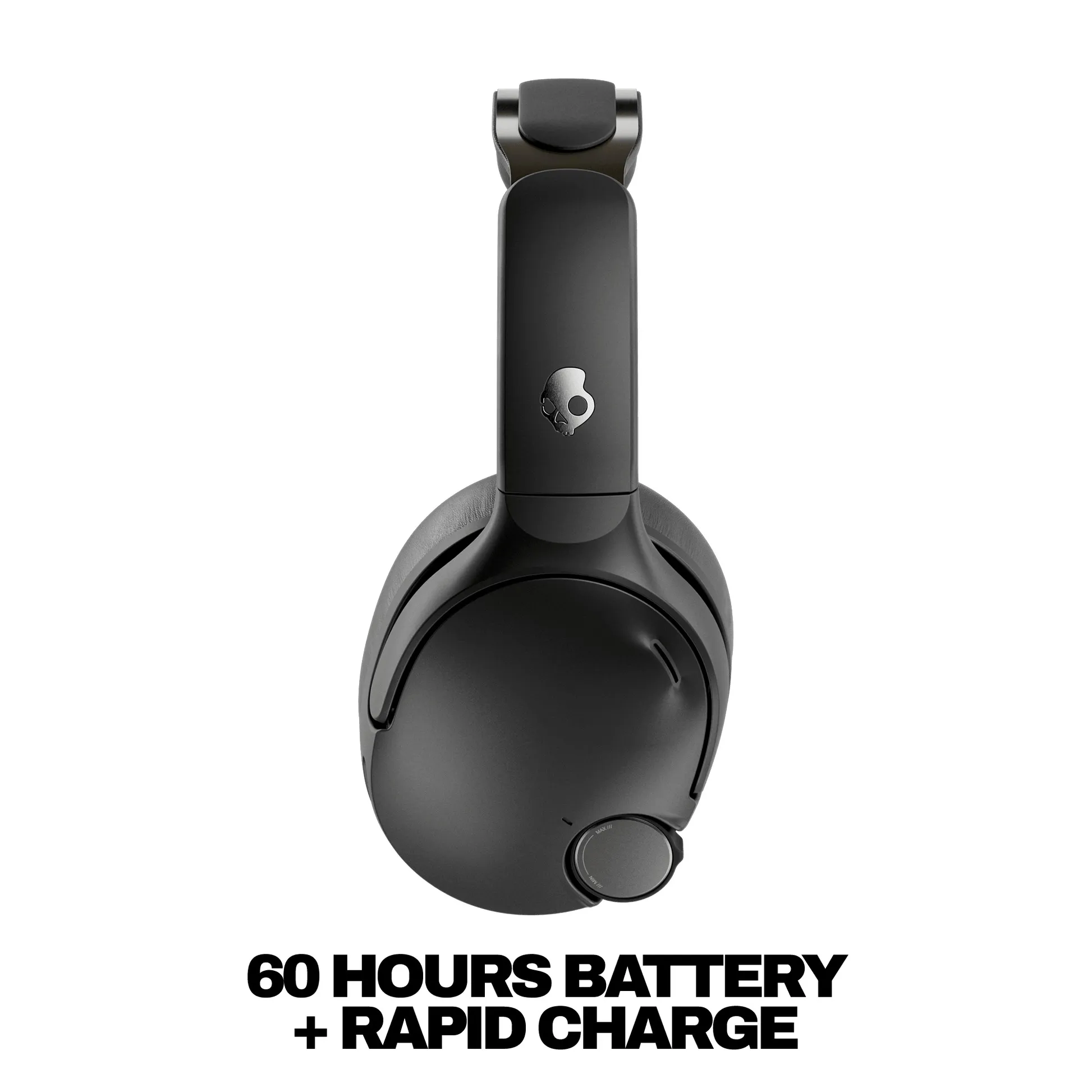 Skullcandy Crusher 1080 ANC tr&aring;dl&ouml;sa over-ear h&ouml;rlurar, svart