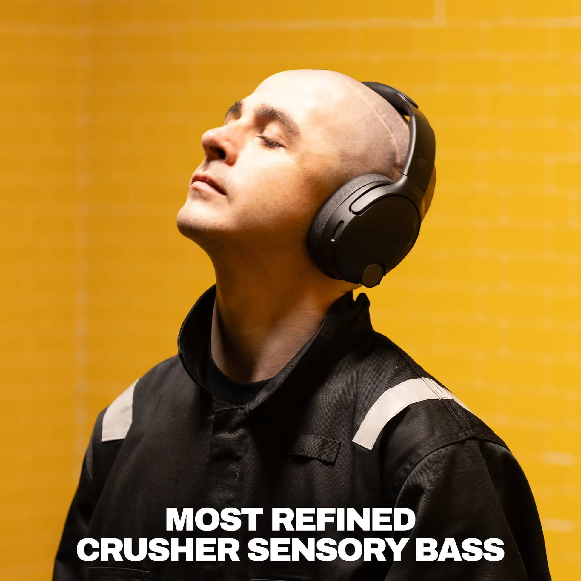 Skullcandy Crusher 1080 ANC tr&aring;dl&ouml;sa over-ear h&ouml;rlurar, svart