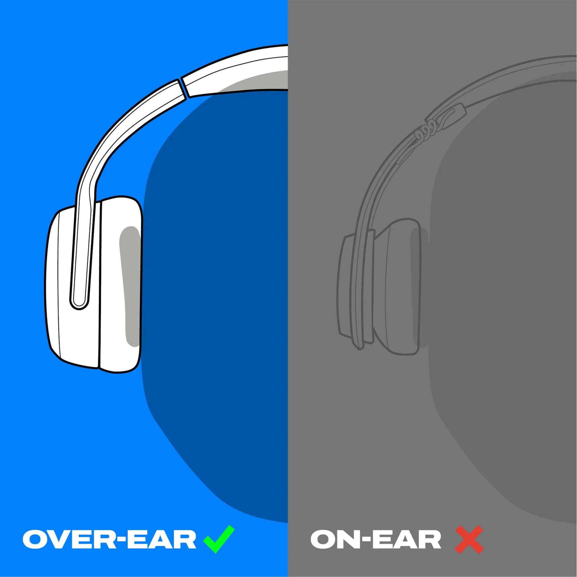 Skullcandy Crusher 1080 ANC tr&aring;dl&ouml;sa over-ear h&ouml;rlurar, svart