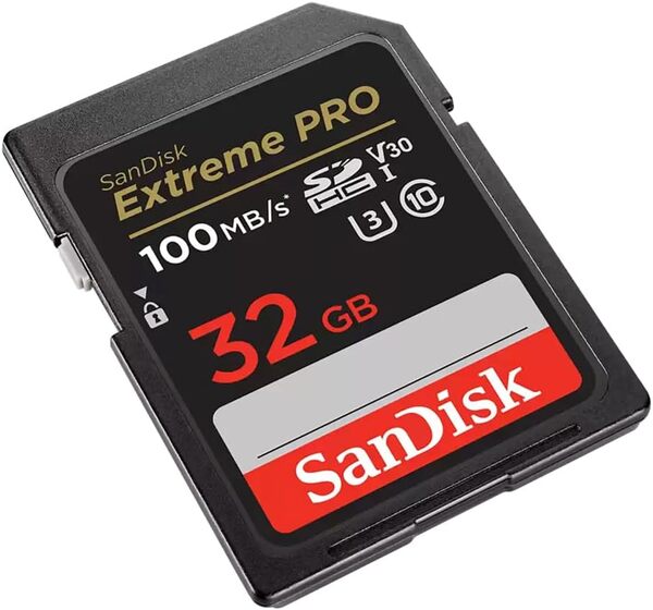 SanDisk Extreme PLUS 32GB SD UHS-I U3 V30 card