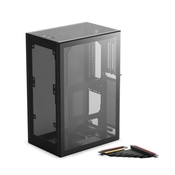 Ssupd Meshlicious Tempered Glass Mini-ITX - case, black, PCIe 3.0