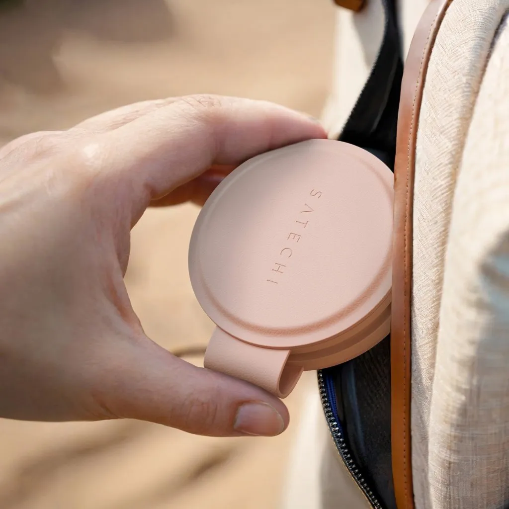 Satechi OntheGo 2-i-1 - wireless charger, Desert Rose