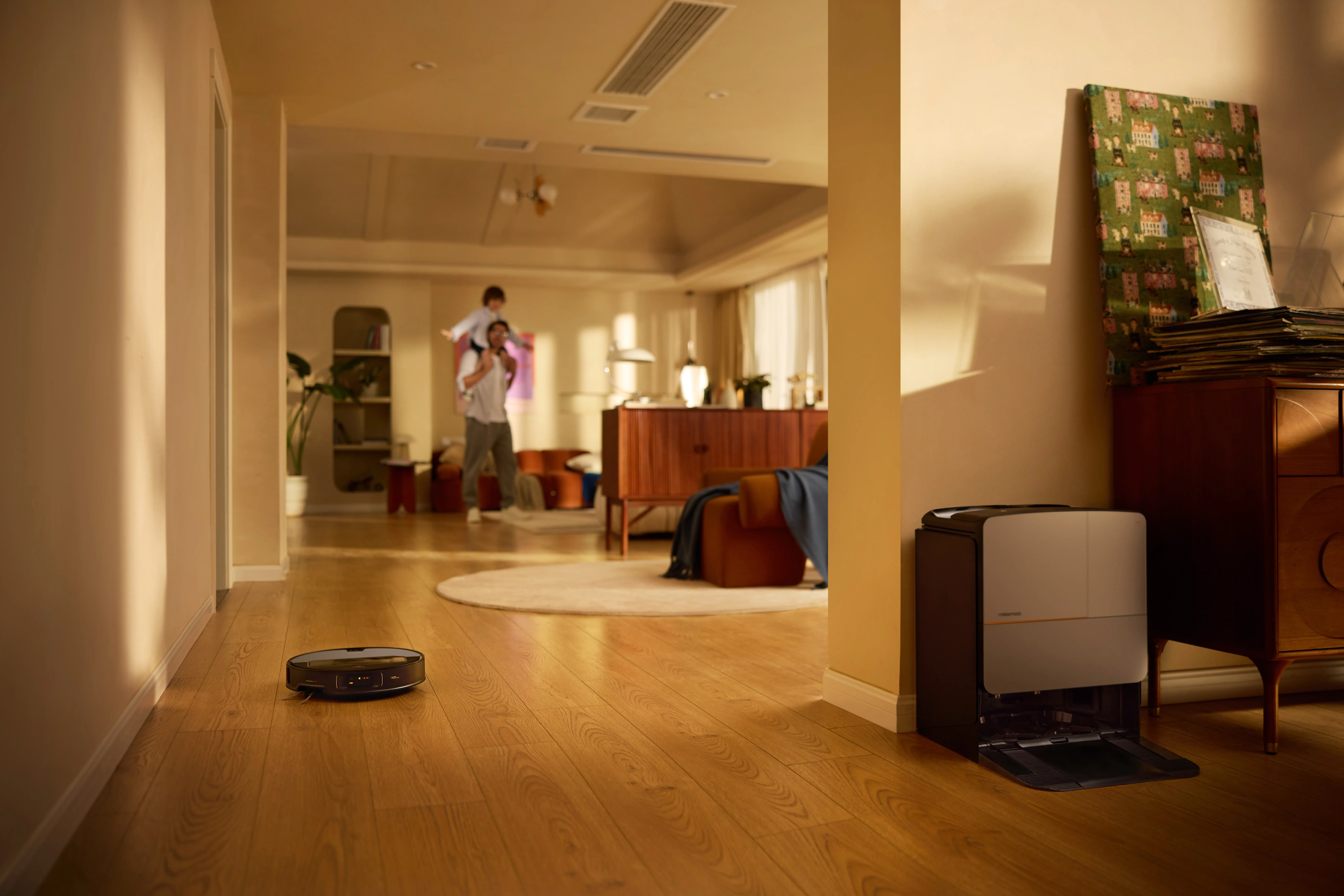 Roborock Saros Z70 Robot vacuum cleaner, Silver