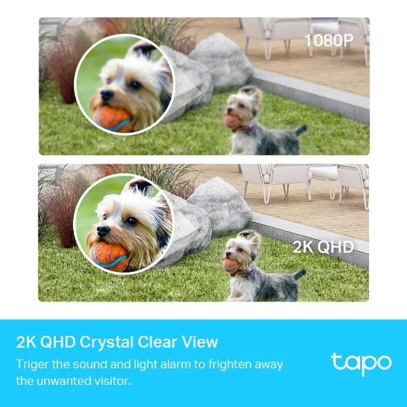 TP-Link Tapo C420S2 - övervakningskamerasystem för utomhusbruk