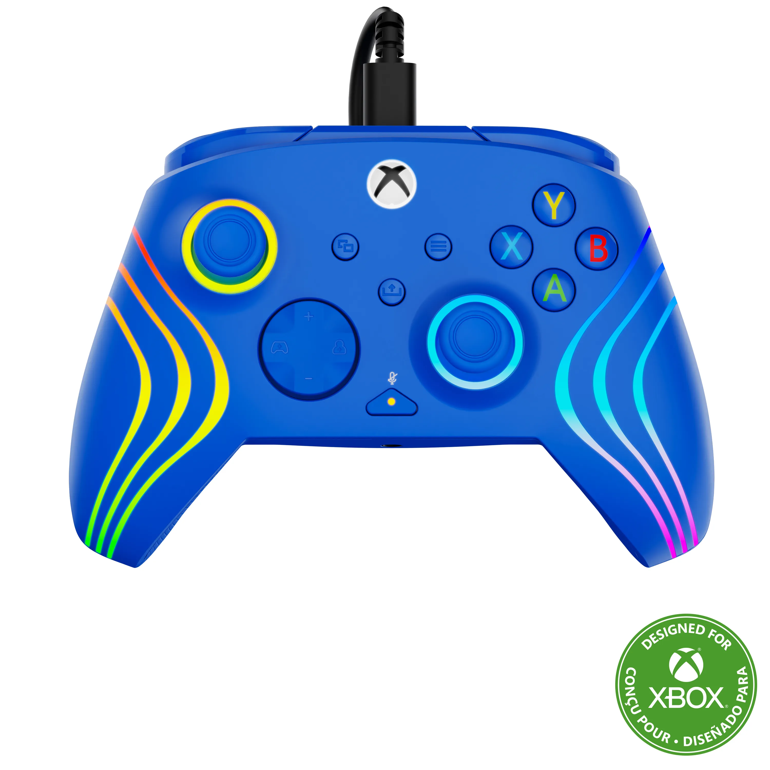 Turtle Beach Afterglow Wave Wired Gamepad for Xbox Series X|S, Xbox One & PC - Blue