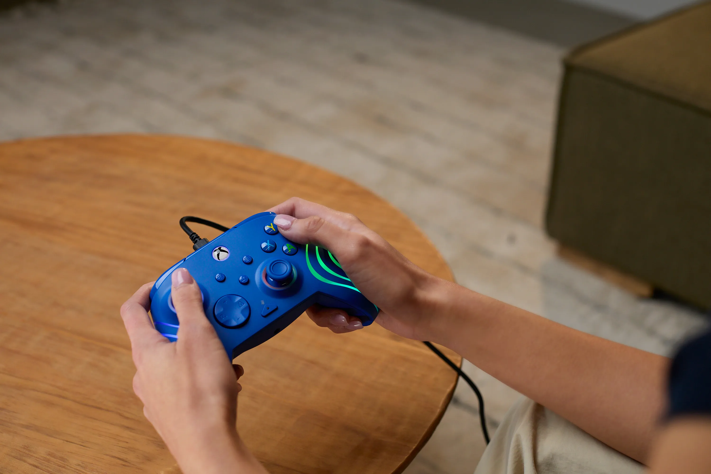 Turtle Beach Afterglow Wave Wired Gamepad for Xbox Series X|S, Xbox One & PC - Blue