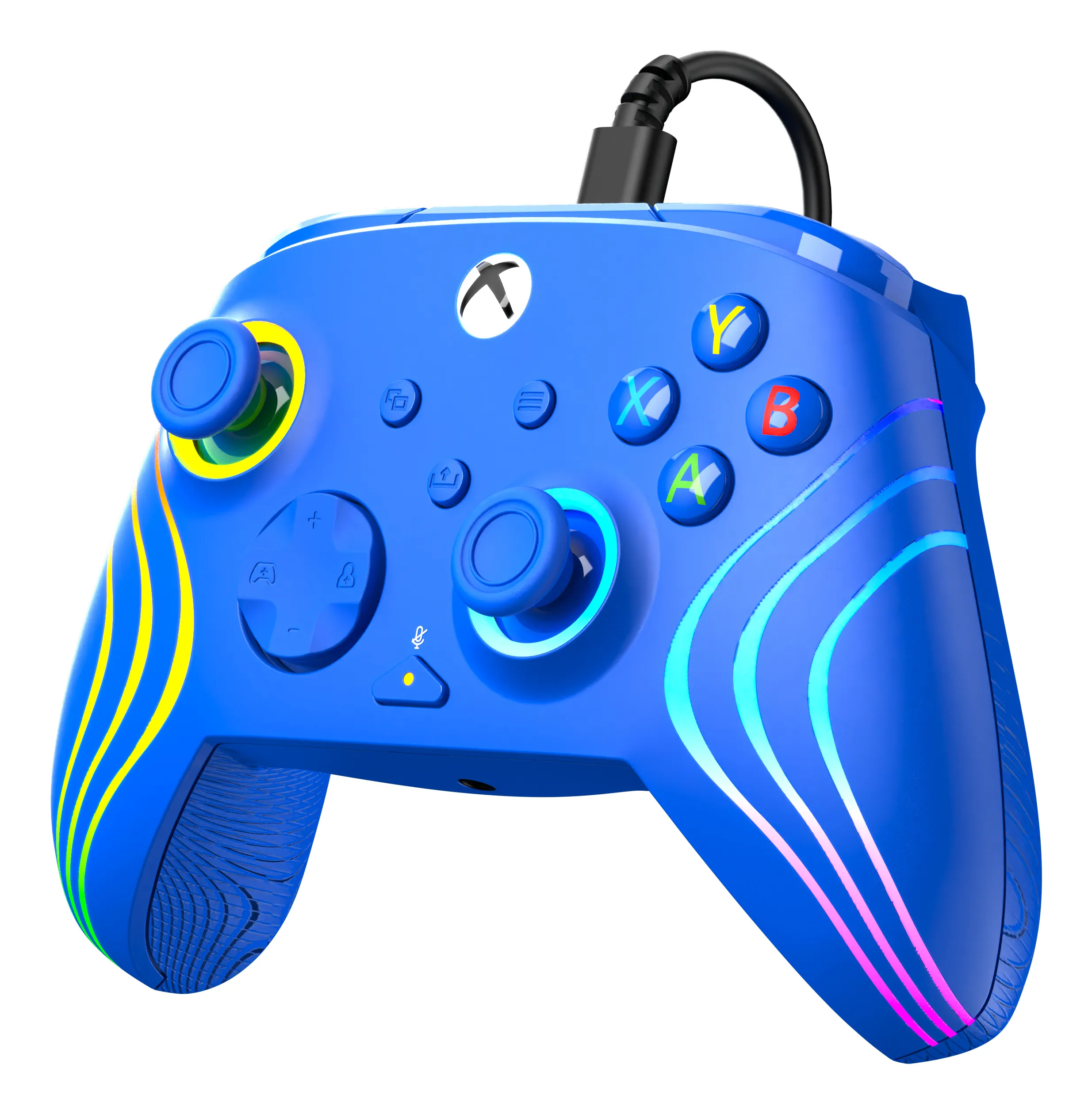Turtle Beach Afterglow Wave Wired Gamepad for Xbox Series X|S, Xbox One &amp; PC - Blue