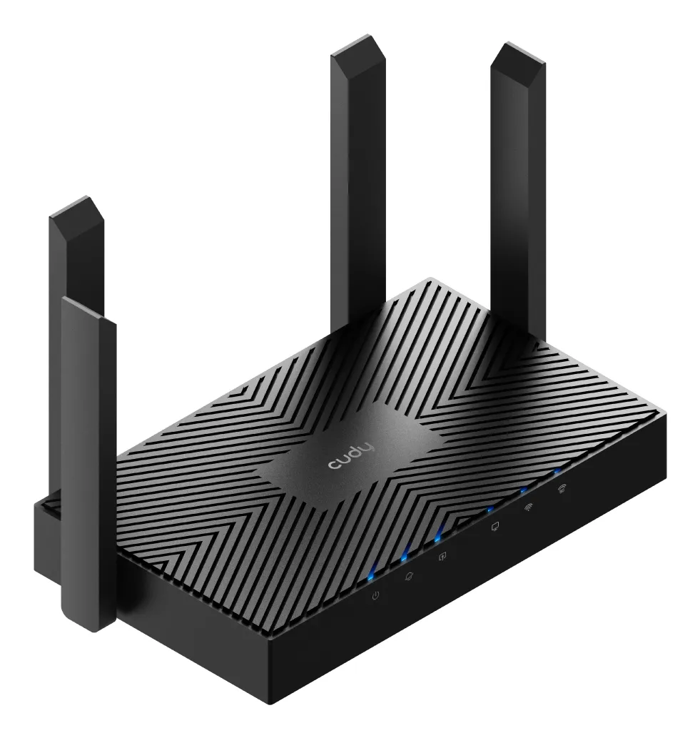 Cudy WR3000 -reititin, Wi-Fi 6, AX3000, Dual-band, musta