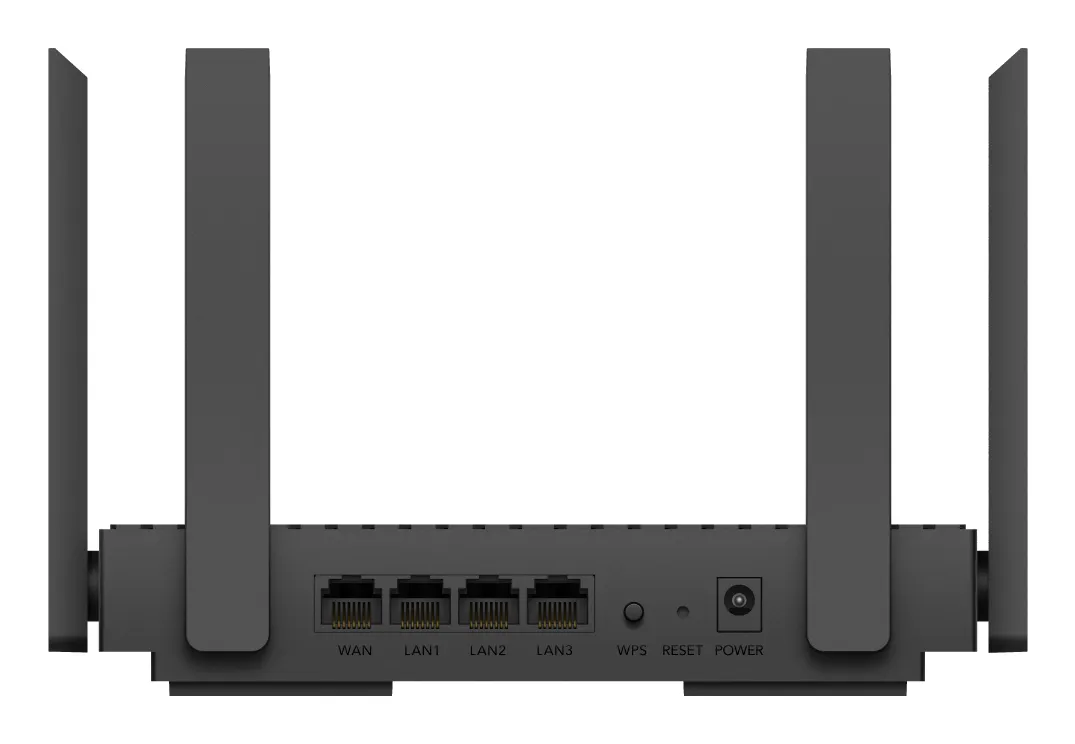 Cudy WR3000 -reititin, Wi-Fi 6, AX3000, Dual-band, musta