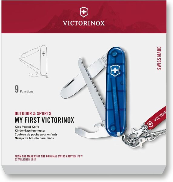 Victorinox My First Victorinox Swiss Army Knife, Blue Transparent, 84 millimetres