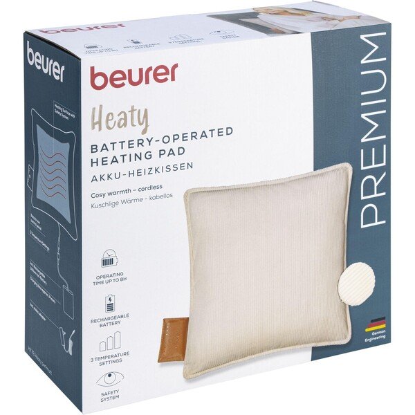 Beurer HK 78 Heaty Battery-Operated Heating Pad 45 x 45 cm