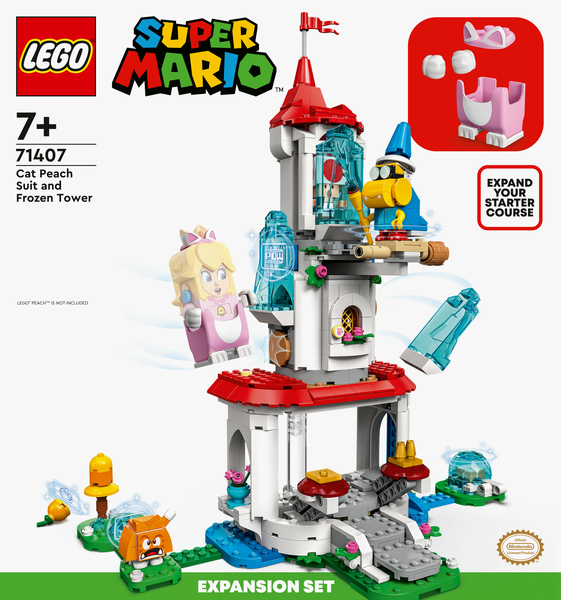 Lego Super Mario Peachin kissapuku ja j&auml;&auml;torni ‑laajennussarja 71407