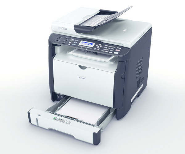 RICOH SP 377SFNWX BLACK AND WHITE MFP PRINTER BASED