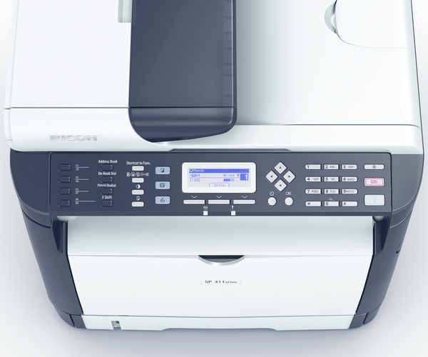 RICOH SP 377SFNWX BLACK AND WHITE MFP PRINTER BASED