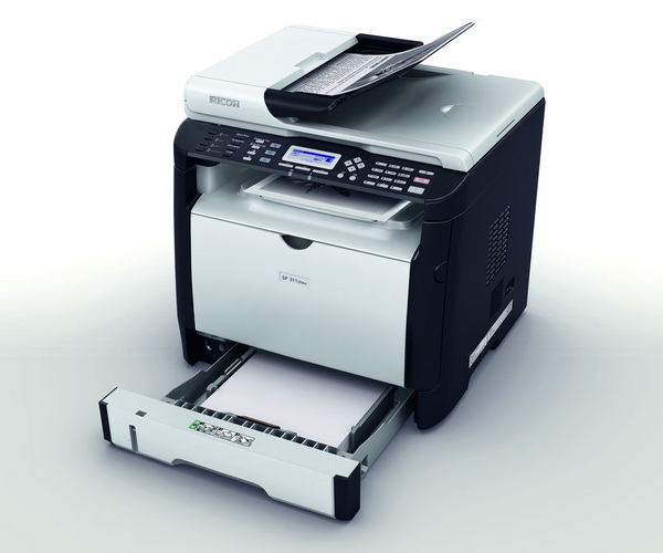 RICOH SP 377SFNWX BLACK AND WHITE MFP PRINTER BASED