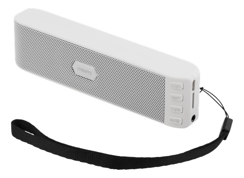 STREETZ Bluetooth h&ouml;gtalare, v2.1+EDR, 3h, microSD, FM-radio, vit