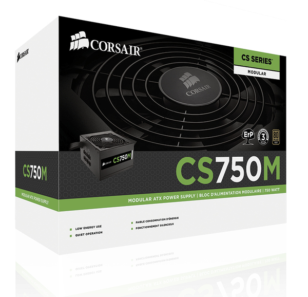 Corsair 750W CS Series CS750M Modular -virtal&auml;hde