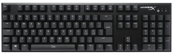Kingston HyperX Alloy FPS - MX Cherry Blue Mechanical Gaming Keyboard, black
