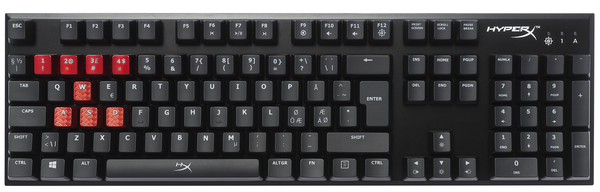 Kingston HyperX Alloy FPS - MX Cherry Blue Mechanical Gaming Keyboard, black