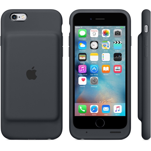 iPhone 6/6s Smart Battery Case - Charcoal Gray