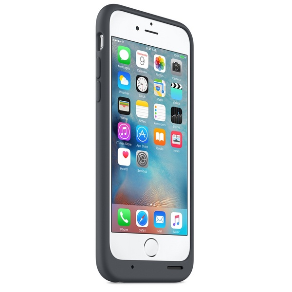 iPhone 6/6s Smart Battery Case - Charcoal Gray