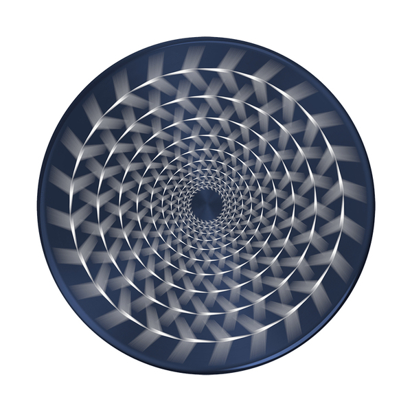 POPSOCKETS BackSpin Alum Propeller Avtagbart Grip med St&auml;llfunktion LUXE Spin