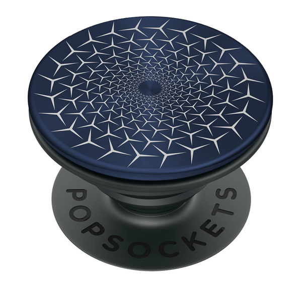 POPSOCKETS BackSpin Alum Propeller Avtagbart Grip med St&auml;llfunktion LUXE Spin