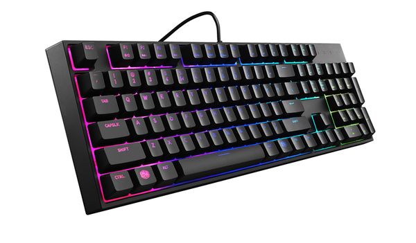 Cooler Master MasterKeys Lite L RGB - Membrane Brown Pelin&auml;pp&auml;imist&ouml;