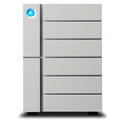 LaCie 6big Thunderbolt 3 Desktop RAID Storage 60 TB - extern h&aring;rddisk