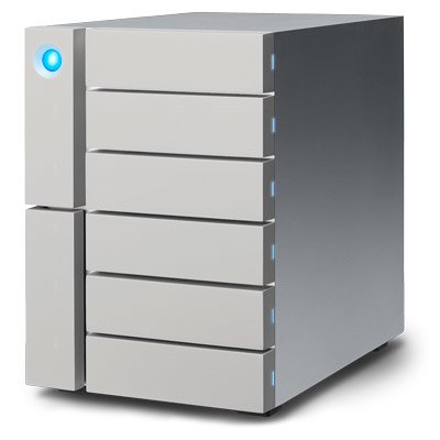 LaCie 6big Thunderbolt 3 Desktop RAID Storage 60 TB - extern h&aring;rddisk