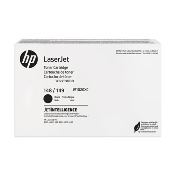 HP W1020XC lasertoner, svart