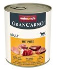Animonda GranCarno Adult with Turkey, Wet food for dogs, Grain Free, 800g