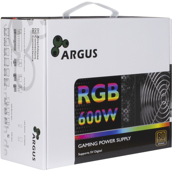 Inter-Tech Argus RGB-600W II - PSU