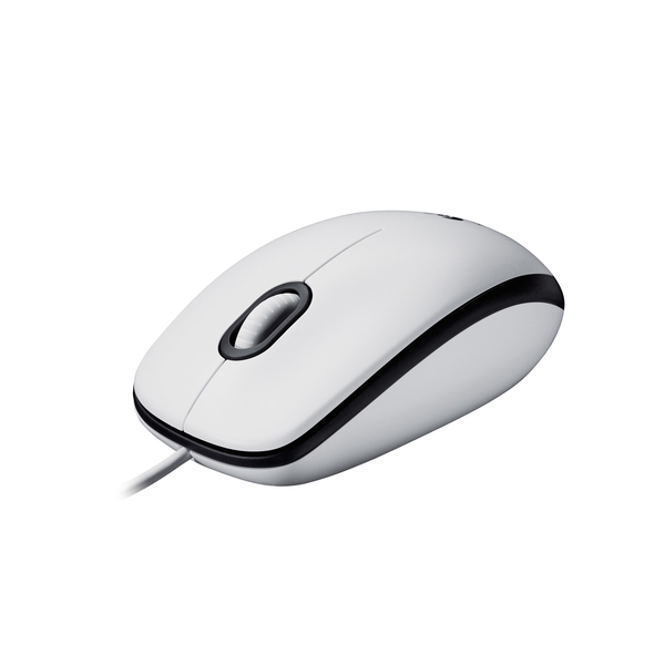 Logitech Mouse M100 - mouse, White