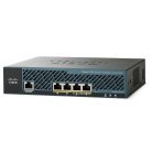 Cisco 2504 Wireless Controller - Verkoston hallintalaite - 4 porttia - 25 MAP (managed access points) - GigE - 1U