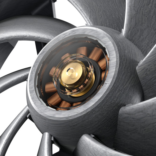 Sudokoo MACH120 PWM ARGB Fan, Hybrid Hydraulic Bearing, 120mm