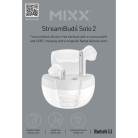 MIXX Streambuds Solo 2 trådlösa in-ear hörlurar, vit