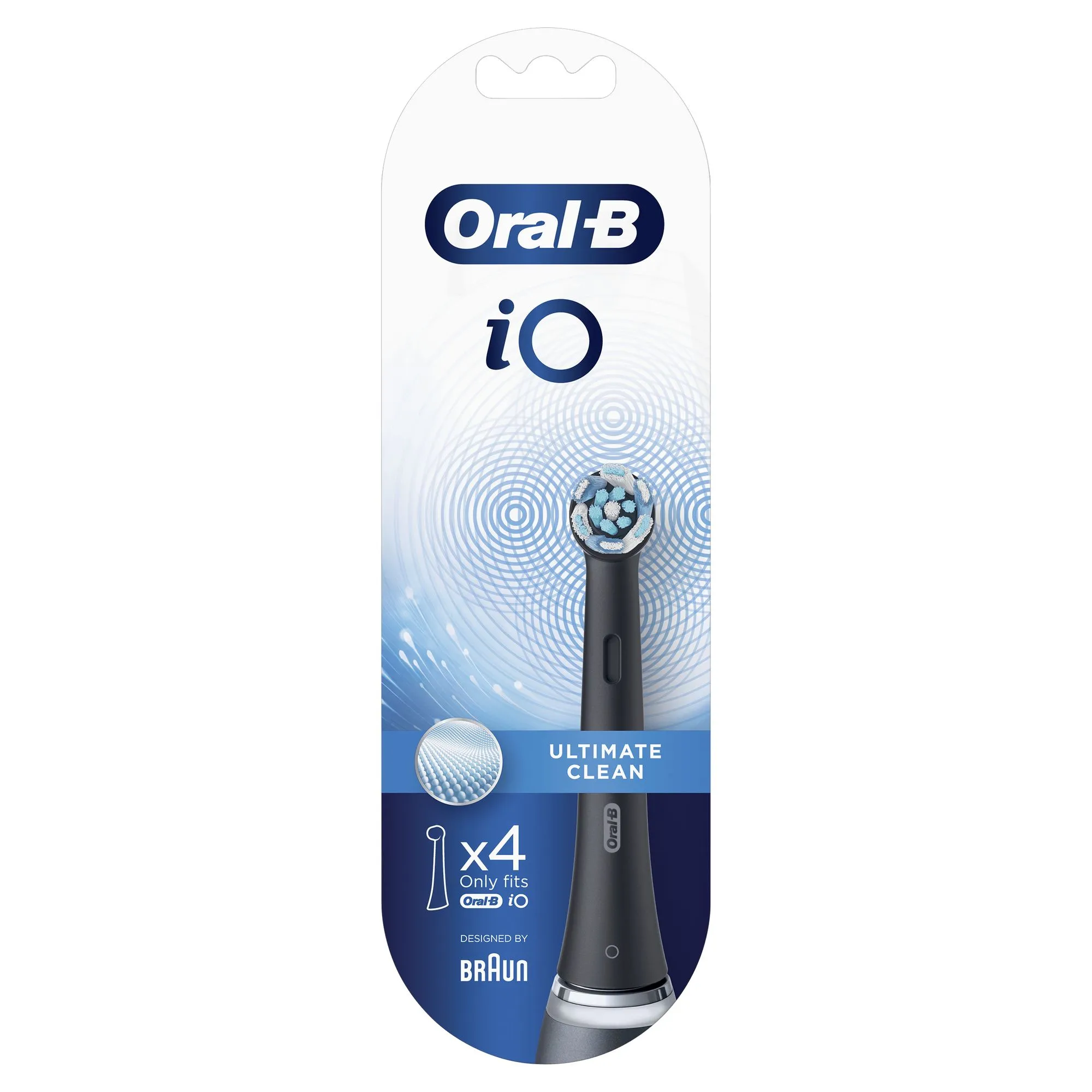 Oral-B iO Ultimate Clean Black - brush head, 4pcs