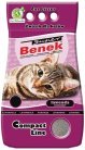 Super Benek Compact Lavender (Active) Bentonite Clumping Cat Litter, Scented, Dust-free, 25L