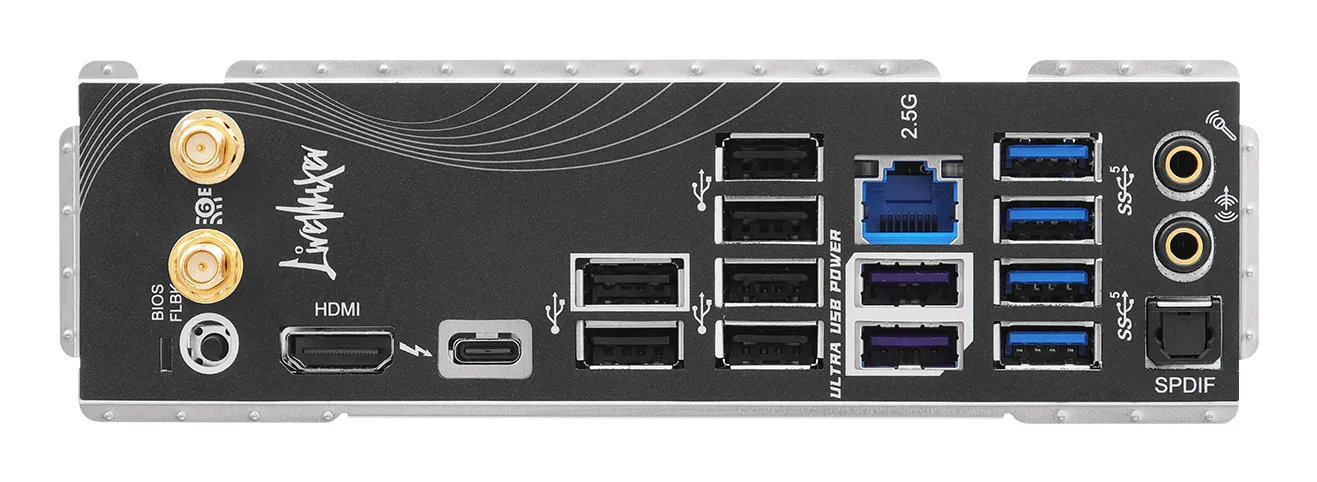 ASRock B860 LiveMixer WiFi 6E LGA 1851 mATX DDR5 - motherboard