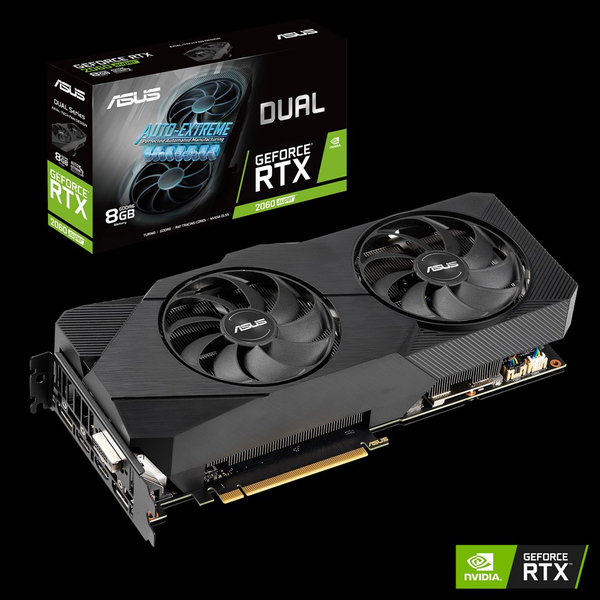 Asus GeForce RTX 2060 SUPER Dual EVO V2 8 GB - Grafikkort