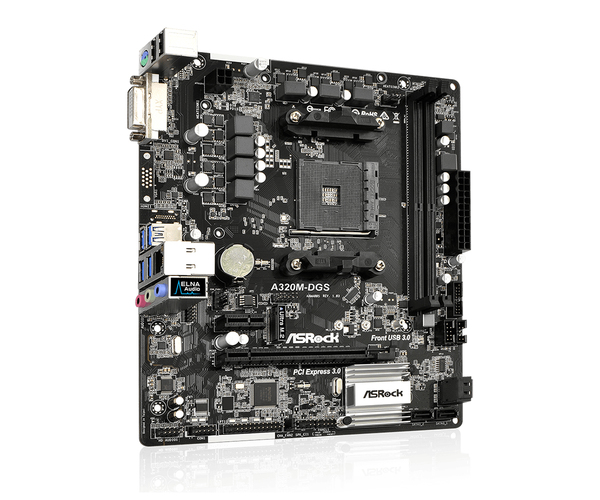 Asrock A320M-DGS, mATX motherboard