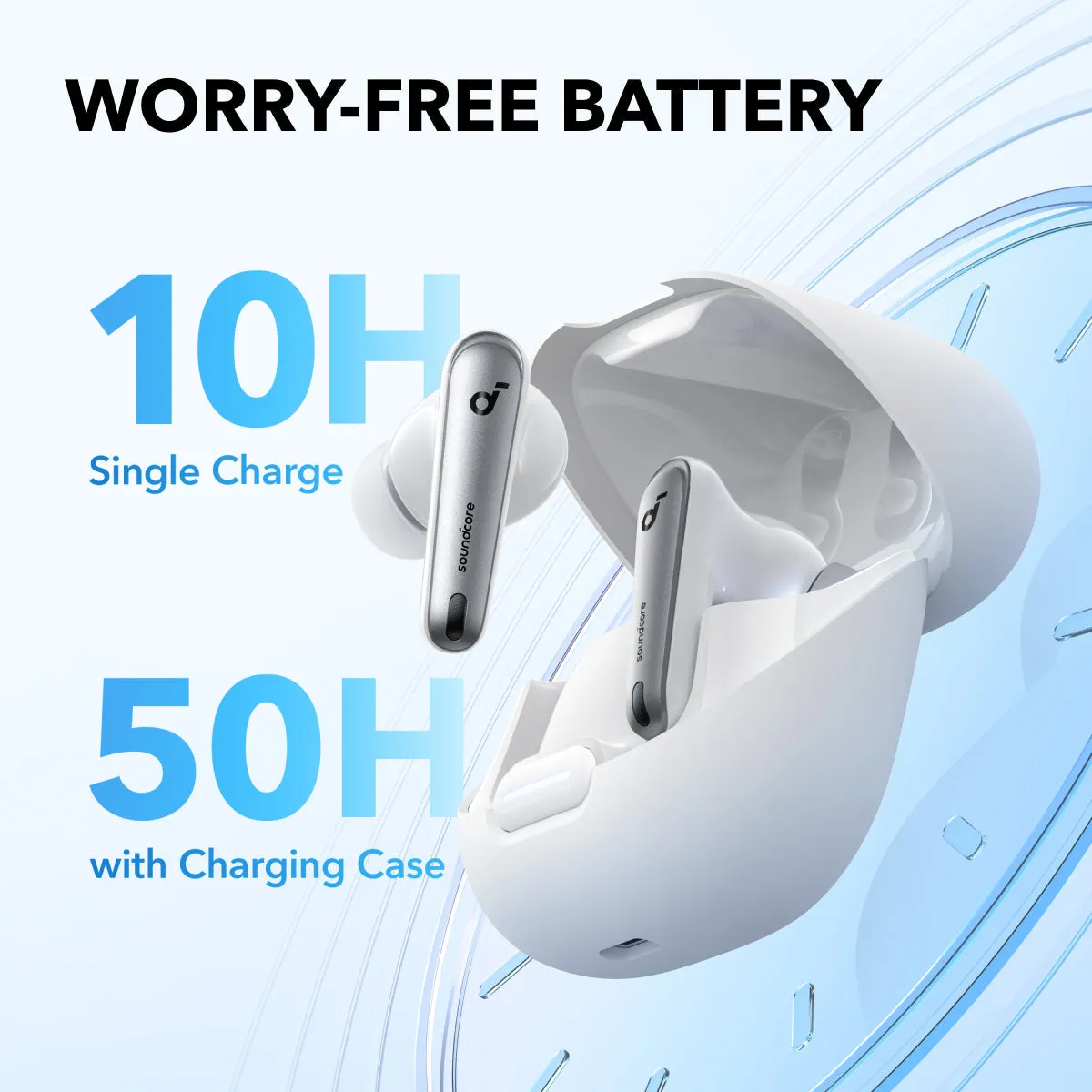 Anker Soundcore Liberty 4 NC - wireless earbuds, white