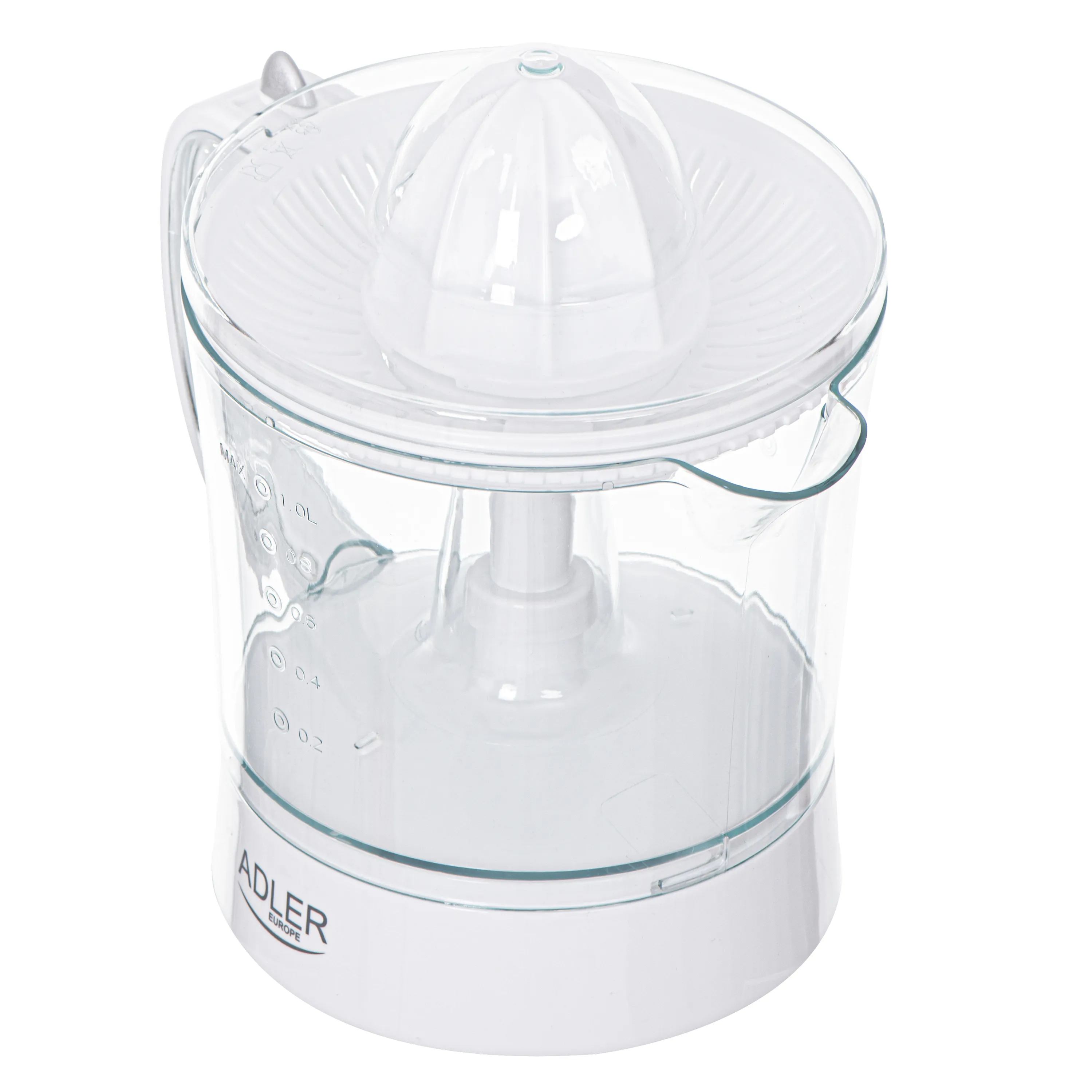Adler AD 4009 -sitrushedelm&auml;puristin, 60 W, 1 l, valkoinen